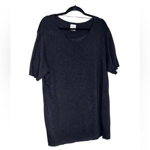 Zara Men’s Raw Edge Stitch Cotten Tee Shirt
